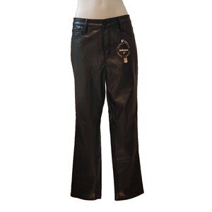 Dollhouse Black Amber High Rise Faux Leather Pants